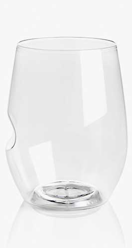best top quality unbreakable wine glass stemless