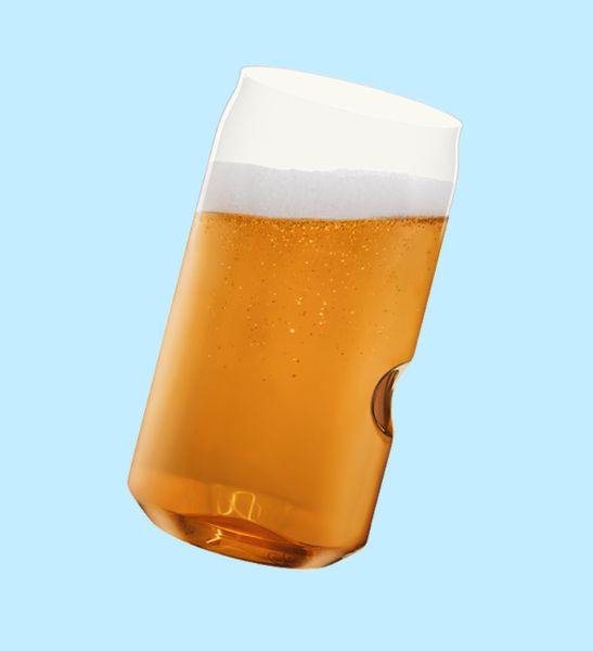 Govino beer can glass
